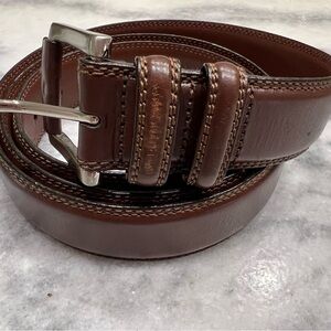 Roundtree & Yorke Brown Leather men’s Belt size 47-48